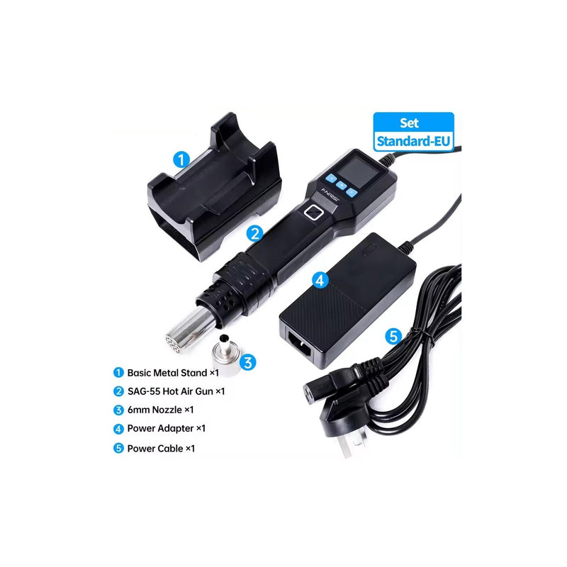 Load image into Gallery viewer, FNIRSI SAG-55 Handheld Portable Hot Air Gun 550W High-Power Set 1 - Standard
