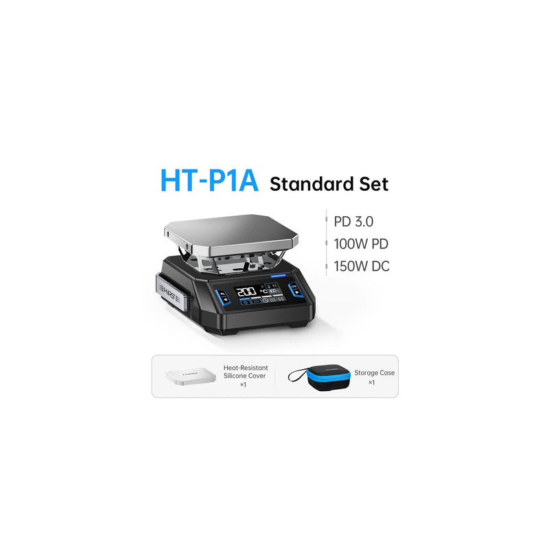 Load image into Gallery viewer, FNIRSI HT-P1A Mini Hot Plate Dual Mode Reflow &amp; Heating Station 150W Standard Set
