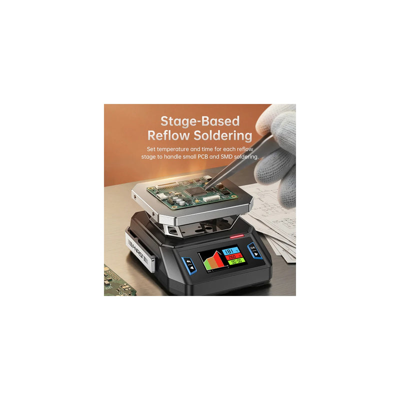 Load image into Gallery viewer, FNIRSI HT-P1B Mini Hot Plate Dual Mode Reflow &amp; Heating Station 150W Standard Set
