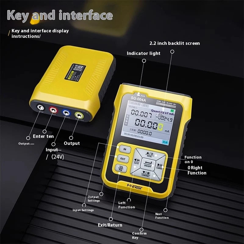 Load image into Gallery viewer, FNIRSI SG-004A multifunction signal generator, yellow
