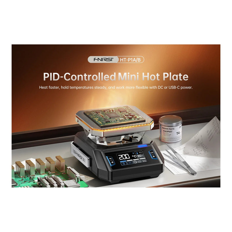 Load image into Gallery viewer, FNIRSI HT-P1B Mini Hot Plate Dual Mode Reflow &amp; Heating Station 150W Standard Set
