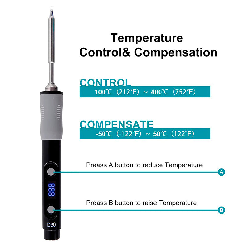 Load image into Gallery viewer, SEQURE D60B Pro Portable Mini Constant Temperature Electric Soldering Iron
