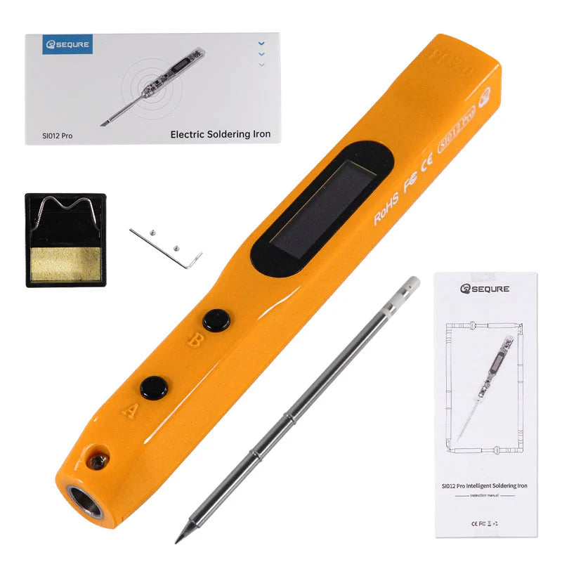 Load image into Gallery viewer, SEQURE SI012 Pro Intelligent OLED Electric Soldering Iron with Adjustable Sensitivity
