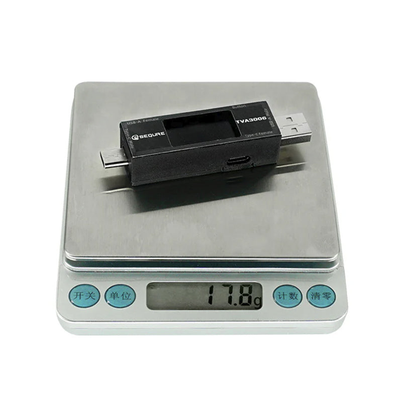 Load image into Gallery viewer, SEQURE TVA3006 High Precision Volt-Ammeter Power Meter Type-C
