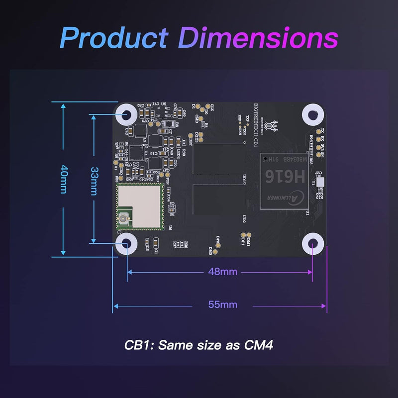 Load image into Gallery viewer, BIGTREETECH, MANTA Control Boards Adapter CB1 V2.2 1GB(38) - 1020000405 - BIGTREETECH - AMPANOVA
