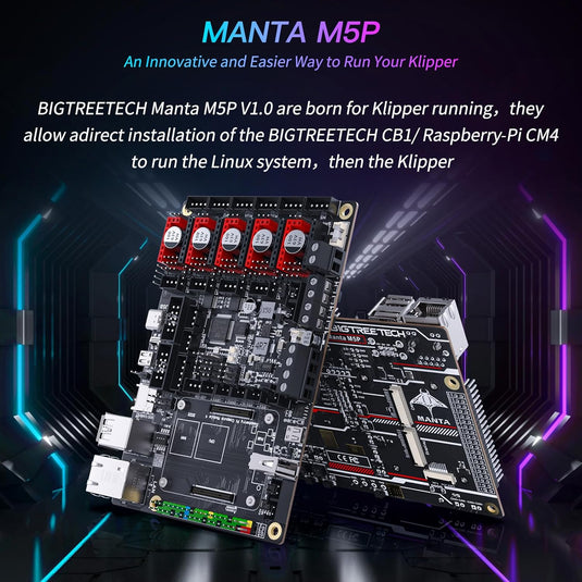 BIGTREETECH, MANTA Control Boards BIGTREETECH Manta M5P(13) - 1020000409 - BIGTREETECH - AMPANOVA