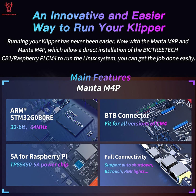 Load image into Gallery viewer, BIGTREETECH, MANTA Control Boards BIGTREETECH Manta M4P v2.2 - CODE(26) - 1020000419 - BIGTREETECH - AMPANOVA
