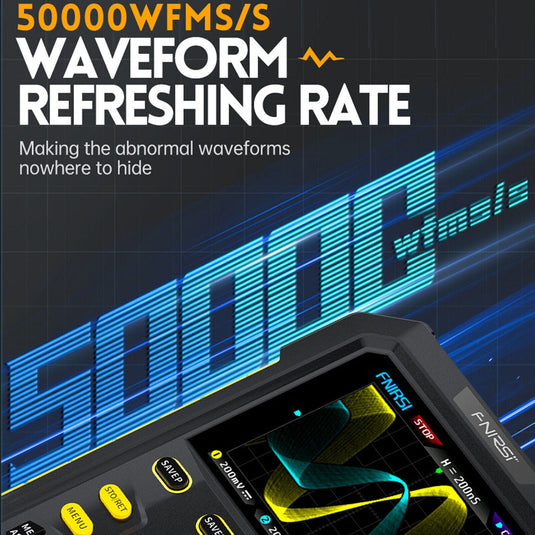 DPOX180H Handheld Dual Channel Digital Oscilloscope 180MHz Function Signal Generator Blue(5) - FN - DPOX180H - OSCP - BEU - Fnirsi - ALTWAYLAB