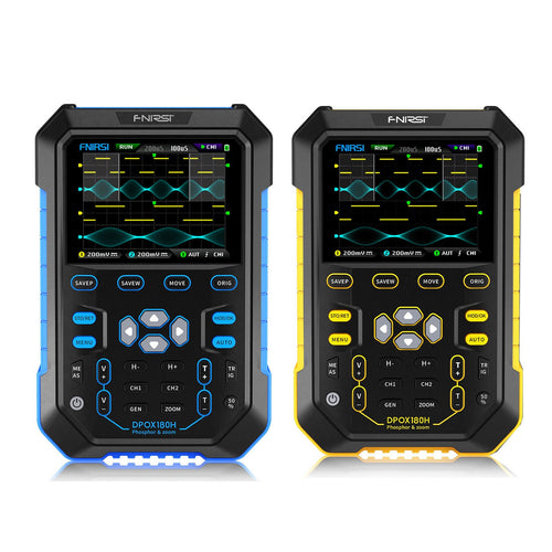 DPOX180H Handheld Dual Channel Digital Oscilloscope 180MHz Function Signal Generator Blue(1) - FN - DPOX180H - OSCP - BEU - Fnirsi - ALTWAYLAB