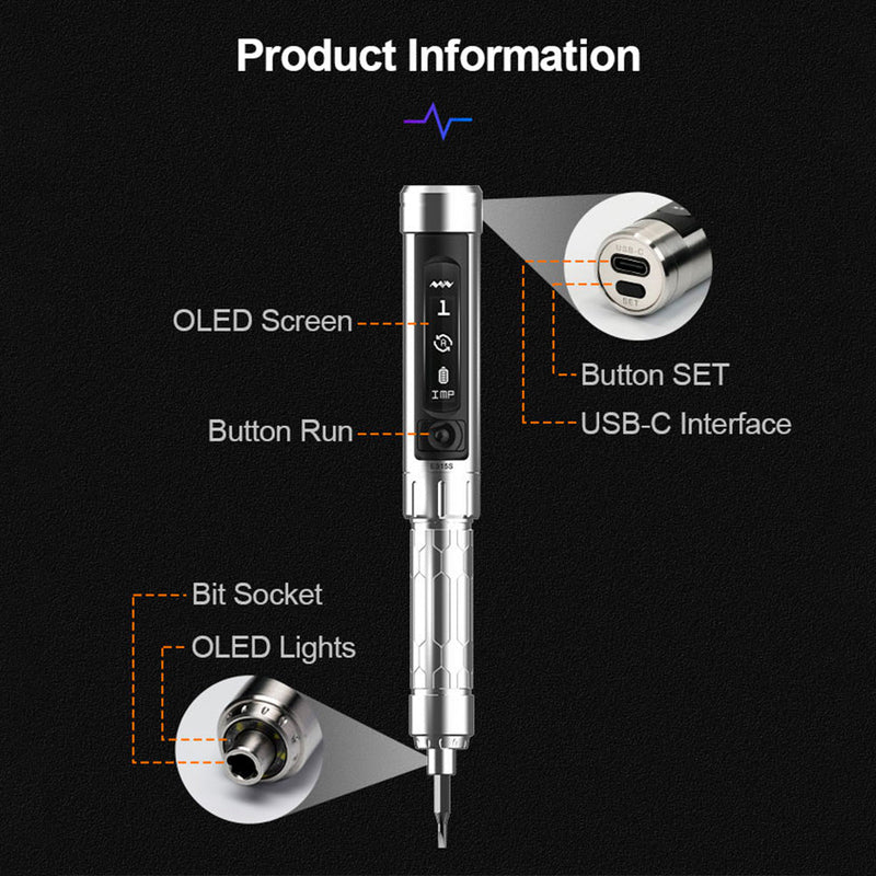 Load image into Gallery viewer, ES15S Motion Control Electric Screwdriver (5) - MNWES15SSD - WB - Miniware - ALTWAYLAB
