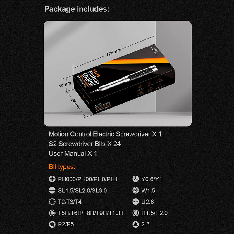 Load image into Gallery viewer, ES15S Motion Control Electric Screwdriver (12) - MNWES15SSD - WB - Miniware - ALTWAYLAB
