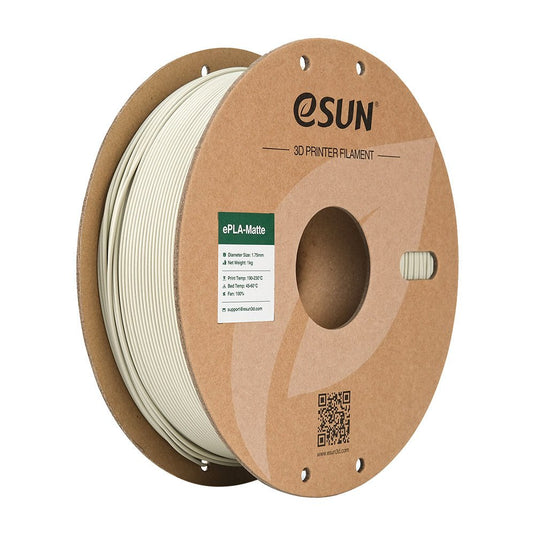 eSUN ePLA-Matte Filament, 1.75mm, 1000g, paper spool Light Khaki(6) - ePLA-Matte-P175LK1 - ESUN - ALTWAYLAB