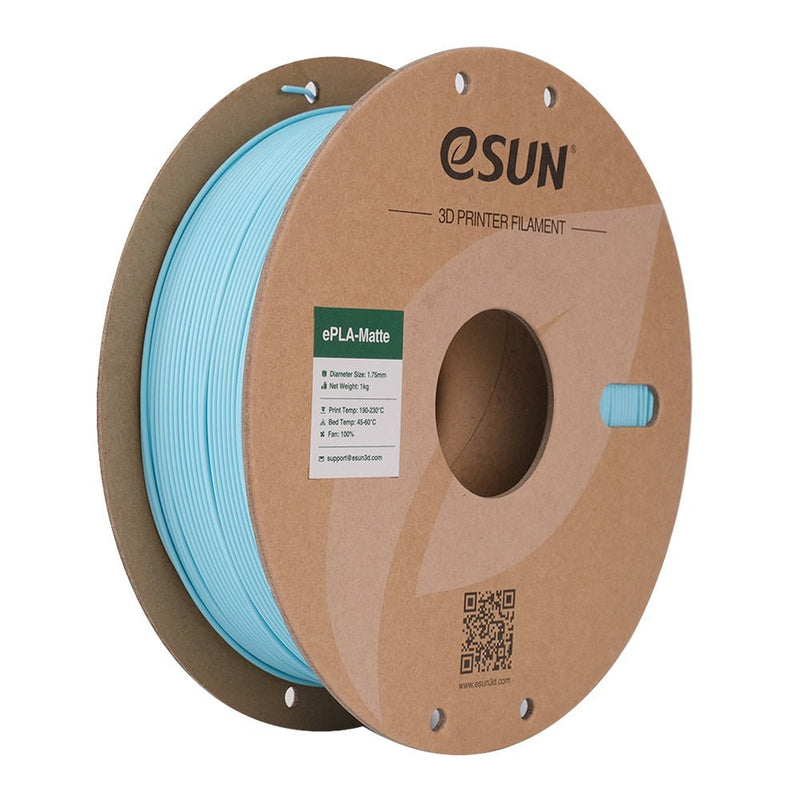 Load image into Gallery viewer, eSUN ePLA-Matte Filament, 1.75mm, 1000g, paper spool Light Blue(5) - ePLA-Matte-P175LU1 - ESUN - ALTWAYLAB
