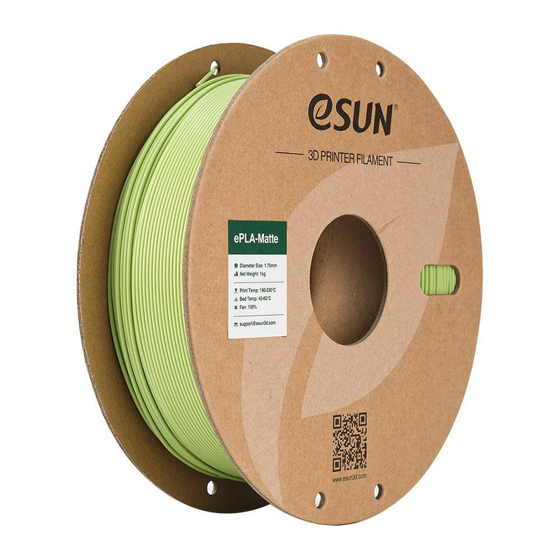 Load image into Gallery viewer, eSUN ePLA-Matte Filament, 1.75mm, 1000g, paper spool Matcha Green(8) - ePLA-Matte-P175MAG1 - ESUN - ALTWAYLAB
