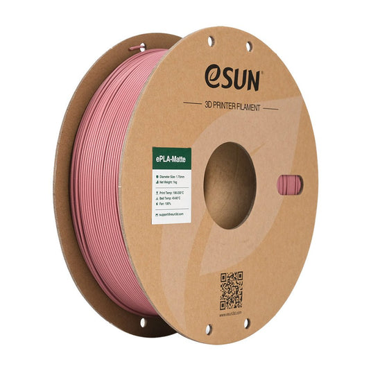 eSUN ePLA-Matte Filament, 1.75mm, 1000g, paper spool Morandi Purple(12) - ePLA-Matte-P175MP1 - ESUN - ALTWAYLAB