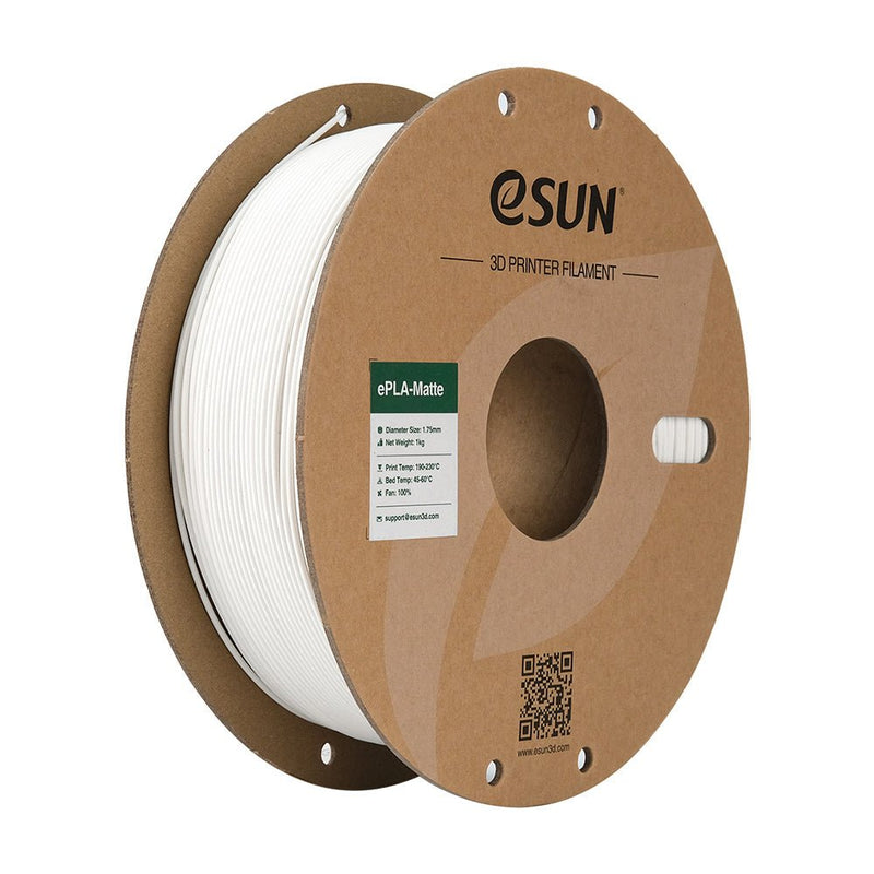 Load image into Gallery viewer, eSUN ePLA-Matte Filament, 1.75mm, 1000g, paper spool Milky White(9) - ePLA-Matte-P175MW1 - ESUN - ALTWAYLAB
