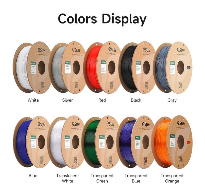 Load image into Gallery viewer, eSUN PETG - Basic Filament 1.75mm 1000g paper spool – (Image 3, petg filament) – eSUN AMPANOVA
