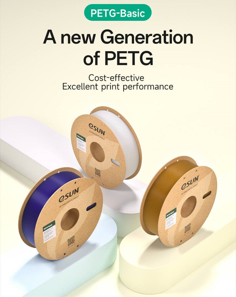 Load image into Gallery viewer, eSUN PETG - Basic Filament 1.75mm 1000g paper spool – (Image 1, petg filament) – eSUN AMPANOVA
