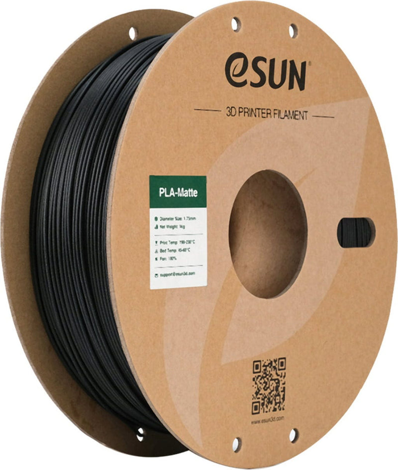 Load image into Gallery viewer, eSUN PLA - Matte Filament 1.75mm 1000g Black – (Image 1, Filament) – eSUN AMPANOVA
