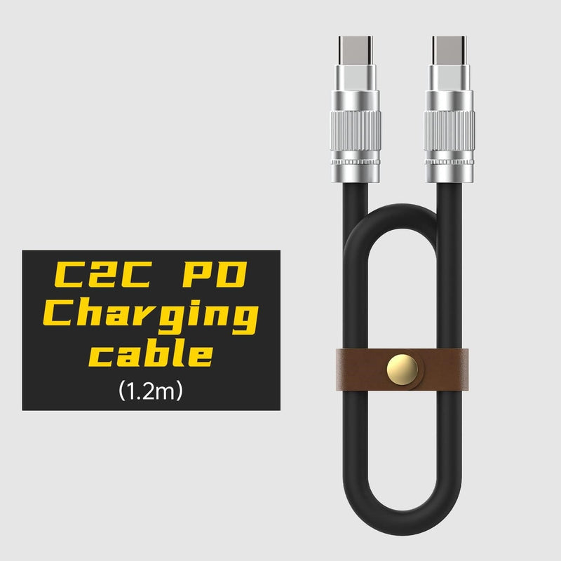 Load image into Gallery viewer, FNIRSI 100W C2C PD Charging Cable 1.2m – Connectors (Image 4, data cable) – FNIRSI AMPANOVA

