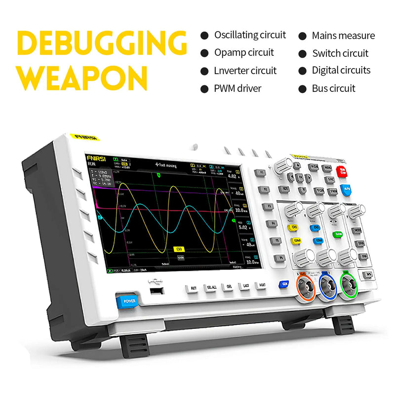 Load image into Gallery viewer, FNIRSI 1014D / FNIRSI 1013D Dual - Cnannel Digital Oscilloscopes FNIRSI 1013D Dual - Cnannel Digital Oscilloscope(10) - FN - 1013D - OSCP - FNIRSI - ALTWAYLAB
