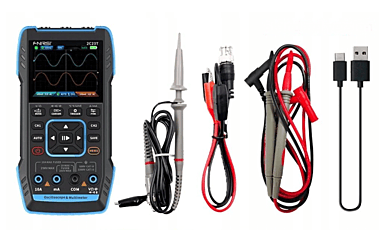 Load image into Gallery viewer, FNIRSI 2C23T 3 - IN - 1 Oscilloscope Multimeter Signal Generator Basic Version(11) - FN - 2C23T - OSMSG - ST - BU - FNIRSI - AMPANOVA
