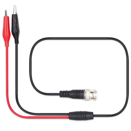 FNIRSI BNC Q9 Male Plug To Dual Alligator Clip Oscilloscope Test Probe (1) - FN - BNCQ9 - OSCP - PROBE - Fnirsi - ALTWAYLAB