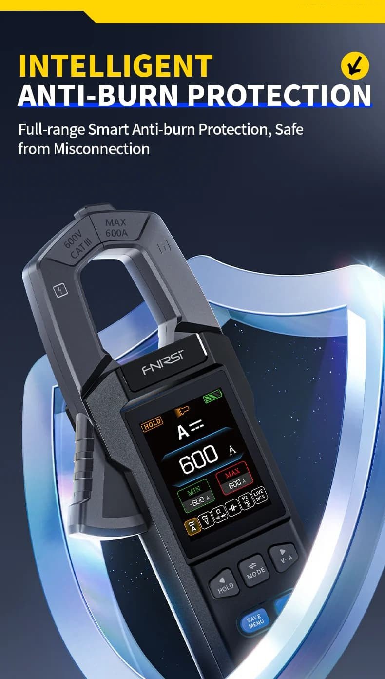 Load image into Gallery viewer, FNIRSI DMC - 100 High - Precision Intelligent Clamp Meter (8) - FN - DMC - 100 - CLM - FNIRSI - AMPANOVA
