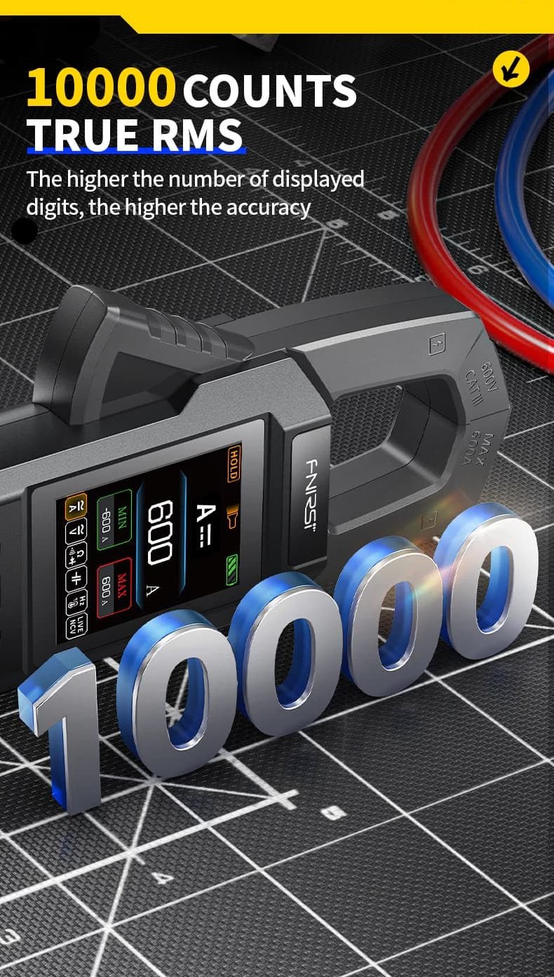 Load image into Gallery viewer, FNIRSI DMC - 100 High - Precision Intelligent Clamp Meter (9) - FN - DMC - 100 - CLM - FNIRSI - AMPANOVA
