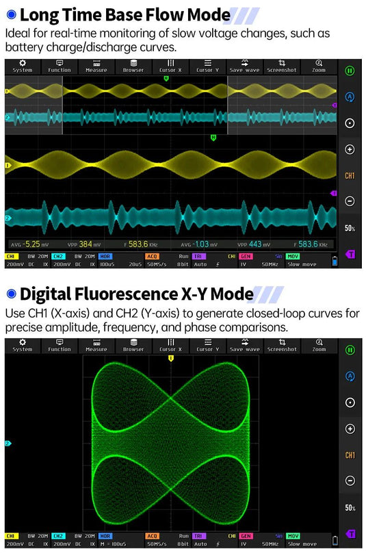 FNIRSI DPOS350P 4 - IN - 1 350MHz 1GSPS Tablet Oscilloscope (12) - FN - DPOS - 350P - TO - FNIRSI - AMPANOVA