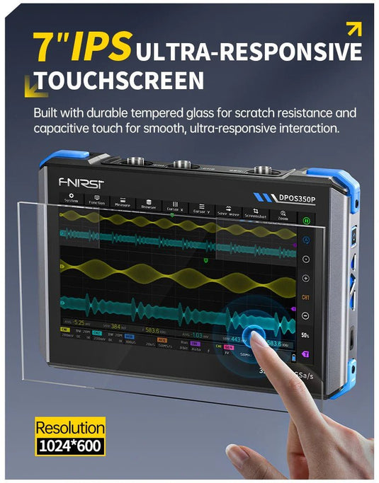 FNIRSI DPOS350P 4 - IN - 1 350MHz 1GSPS Tablet Oscilloscope (5) - FN - DPOS - 350P - TO - FNIRSI - AMPANOVA
