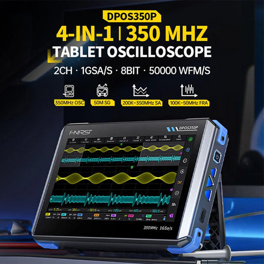 FNIRSI DPOS350P 4 - IN - 1 350MHz 1GSPS Tablet Oscilloscope (3) - FN - DPOS - 350P - TO - FNIRSI - AMPANOVA