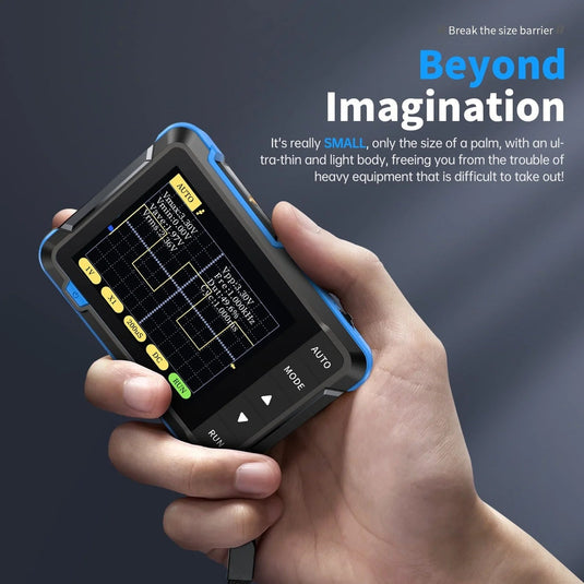 FNIRSI DSO - 152 2.8" Mini Pocket Handheld Digital DSO Oscilloscope - Basic Version Blue – (Image 3, ) – FNIRSI AMPANOVA