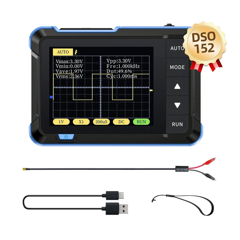 Load image into Gallery viewer, FNIRSI DSO - 152 2.8" Mini Pocket Handheld Digital DSO Oscilloscope - Basic Version Blue – (Image 1, ) – FNIRSI AMPANOVA
