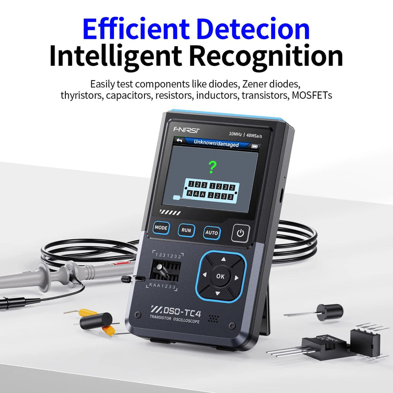 Load image into Gallery viewer, FNIRSI DSO - TC4 Upgrade 3 In 1 Digital Oscilloscope Transistor Tester Signal Generator (5) - FN - DSO - TC4 - DO - SG - TT - FNIRSI - AMPANOVA
