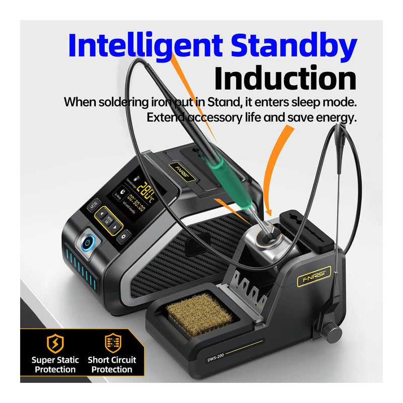 Load image into Gallery viewer, FNIRSI DWS-200 200W Soldering Iron Station Full Set 9 Tips – (Image 2, ) – FNIRSI AMPANOVA
