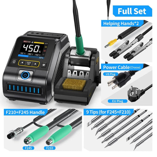 FNIRSI DWS - 200 200W Soldering Iron Station Full Set – (Image 1, bundle) – FNIRSI AMPANOVA