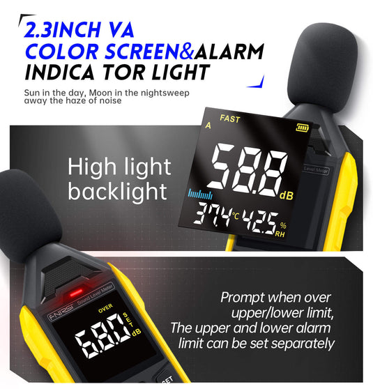 FNIRSI FDM01 High - precision Digital Noise Decibel Meter Blue(4) - FN - FDM01 - DHSLM - BU - Fnirsi - ALTWAYLAB