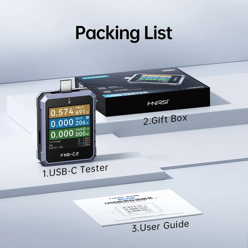 Load image into Gallery viewer, FNIRSI FNB-C2 USB Fast Charging Protocol Tester – (Image 12, ) – FNIRSI AMPANOVA
