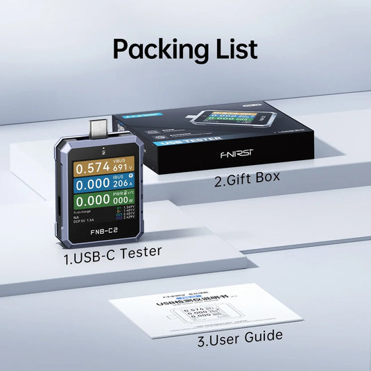 FNIRSI FNB-C2 USB Fast Charging Protocol Tester – (Image 12, ) – FNIRSI AMPANOVA