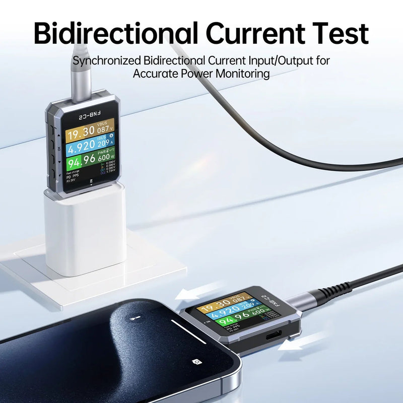 Load image into Gallery viewer, FNIRSI FNB-C2 USB Fast Charging Protocol Tester – (Image 7, ) – FNIRSI AMPANOVA
