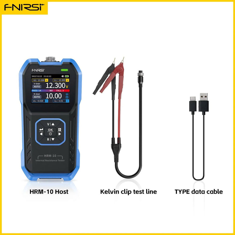 Load image into Gallery viewer, FNIRSI HRM - 10 Battery Voltage Internal Resistance Tester (8) - FN - HRM10 - BVIR - TSTR - FNIRSI - ALTWAYLAB
