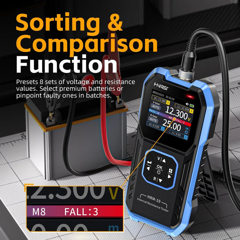 Load image into Gallery viewer, FNIRSI HRM - 10 Battery Voltage Internal Resistance Tester (3) - FN - HRM10 - BVIR - TSTR - FNIRSI - ALTWAYLAB
