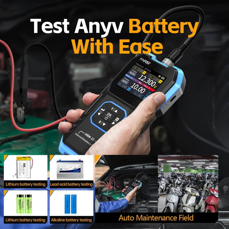 Load image into Gallery viewer, FNIRSI HRM - 10 Battery Voltage Internal Resistance Tester (6) - FN - HRM10 - BVIR - TSTR - FNIRSI - ALTWAYLAB
