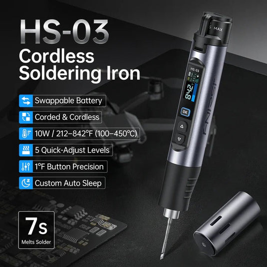 FNIRSI HS-03 Cordless Soldering Iron – (Image 7, ) – FNIRSI AMPANOVA