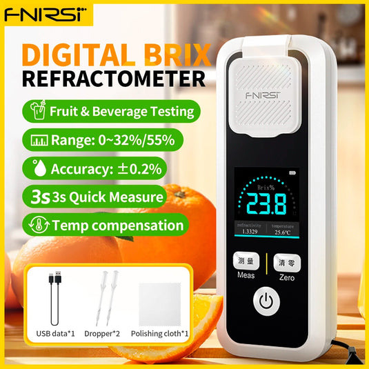 FNIRSI JBM - 10 and JBM - 20 Digital Brix Refractometers FNIRSI JBM - 10 Digital Brix Refractometer(2) - FN - JBM - 10 - SMTR - FNIRSI - AMPANOVA