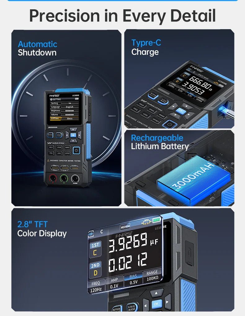 Load image into Gallery viewer, FNIRSI LC1020E LCR High - Precision Handheld Meter – (Image 9, ) – FNIRSI AMPANOVA

