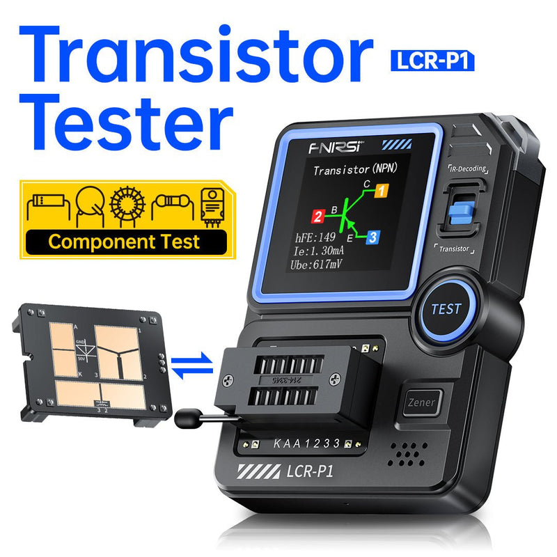 Load image into Gallery viewer, FNIRSI LCR - P1 Multifunction Transistor Capacitor Tester (2) - FN - LCR - P1 - MTCT - FNIRSI - ALTWAYLAB
