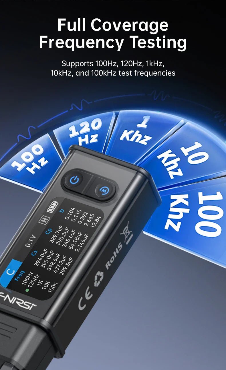 Load image into Gallery viewer, FNIRSI LCR - ST2 100K LCR ESR Meter 2 - in - 1 Digital Tweezers Bridge – (Image 4, ) – FNIRSI AMPANOVA
