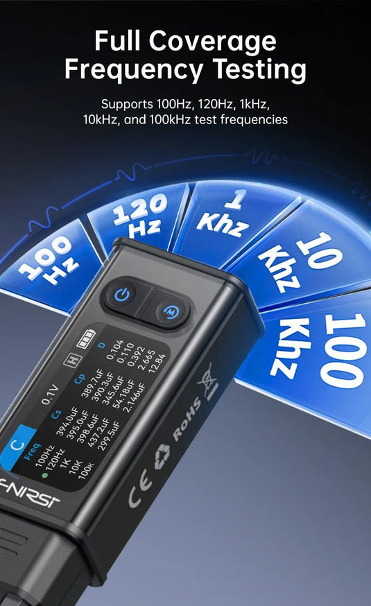 FNIRSI LCR - ST2 100K LCR ESR Meter 2 - in - 1 Digital Tweezers Bridge – (Image 4, ) – FNIRSI AMPANOVA